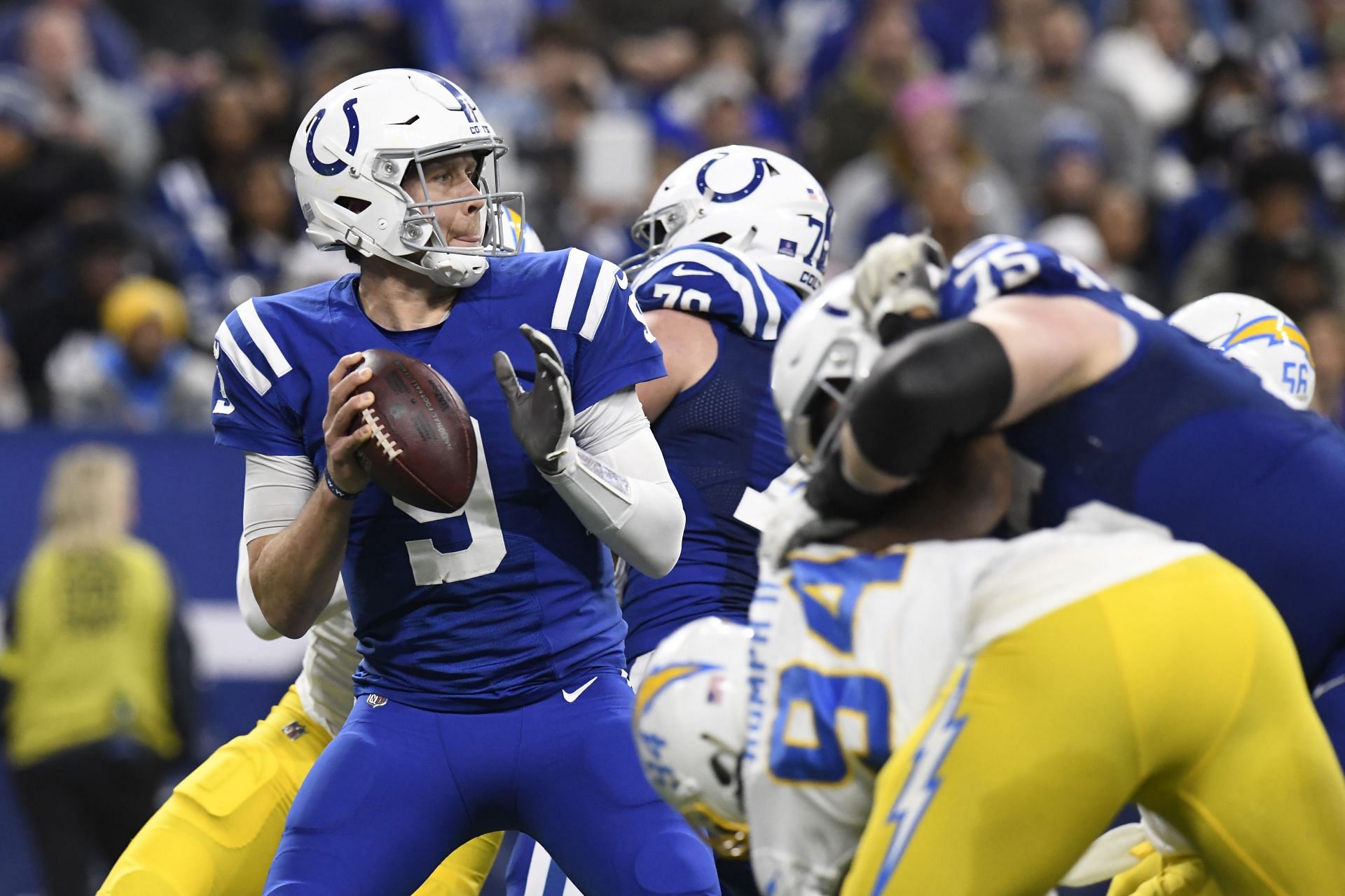 Nick Foles at NFL: DEC 26 Chargers at Colts - Source: Getty